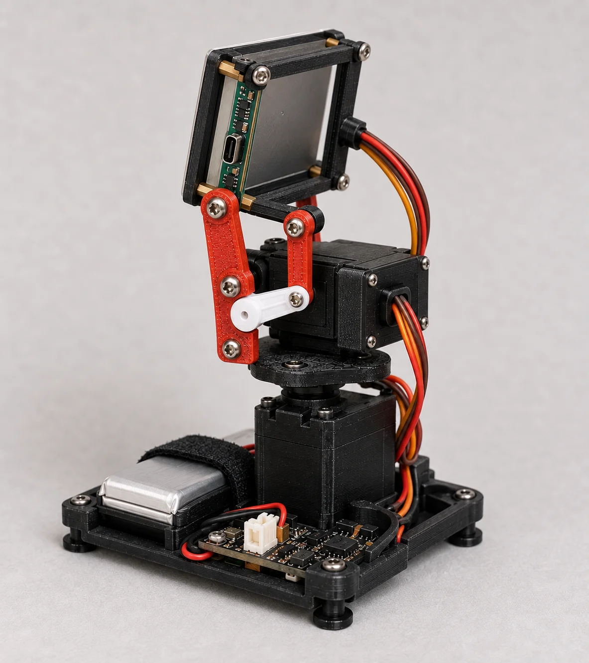 Rear appearance study, showing the proposed exposed electronics and wiring.