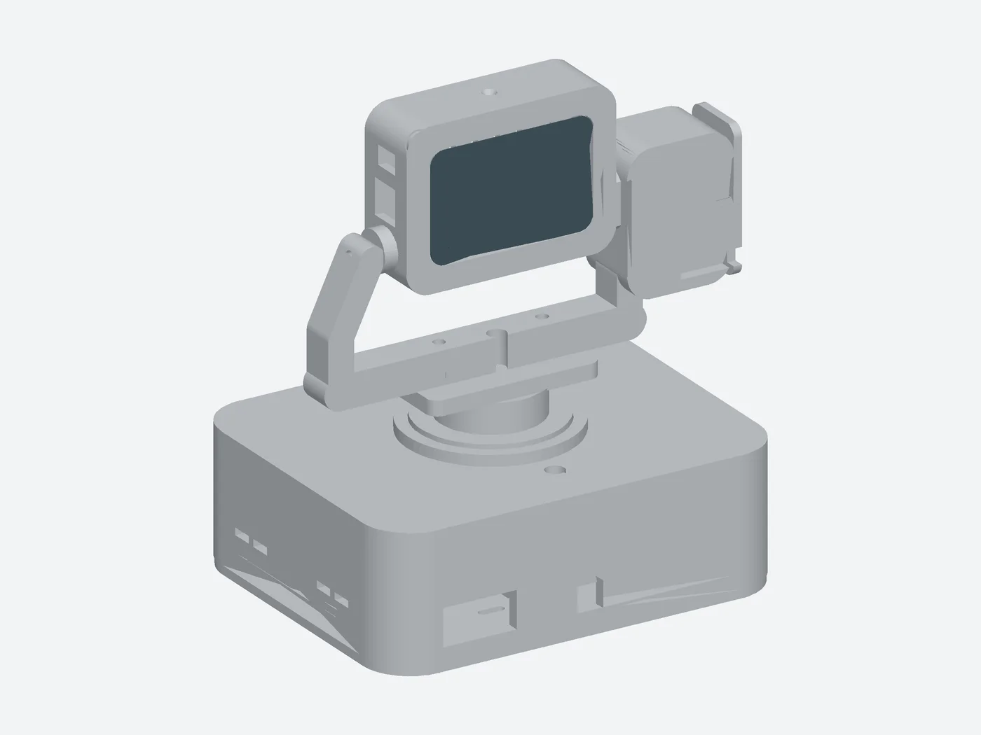 The larger servo landscape revision, before the compact packaging study.